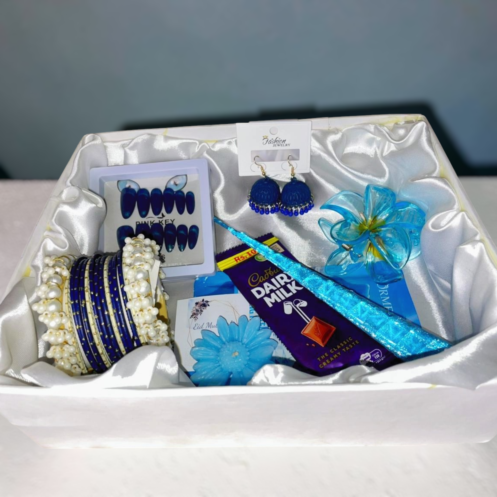 Royal Blue Glow Eid Box